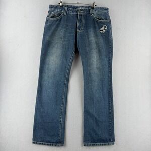 Robins Jeans Mens Fits 36x33 Bootcut Y2K Made in USA Wing Pockets